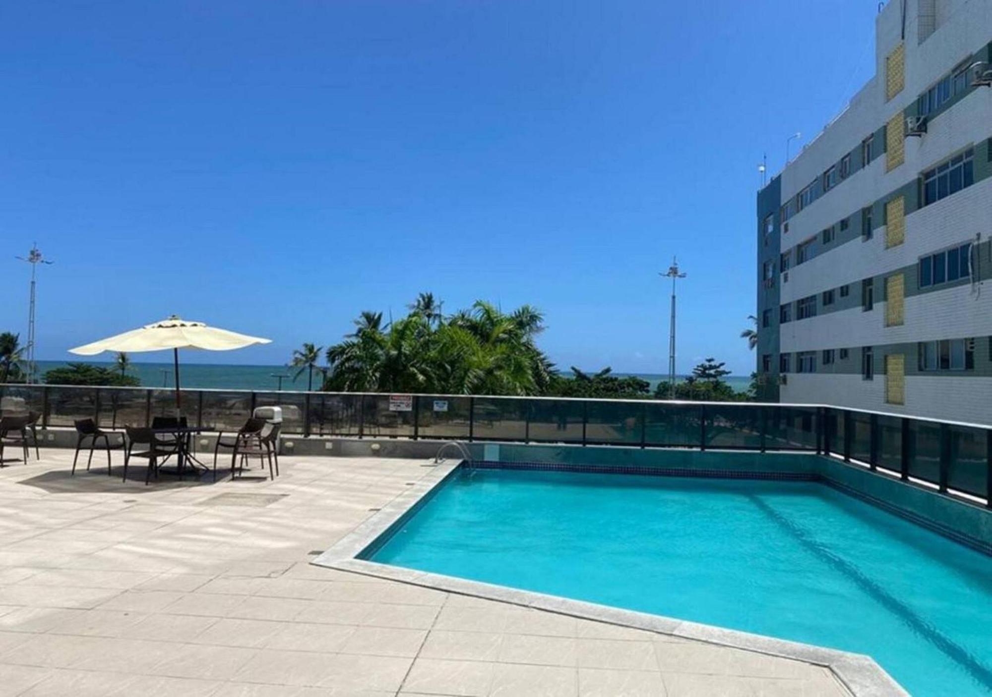 Flat Beira Mar Academia Piscina Boa Viagem Recife - Com Cafe Da Manha Opcional Apartamento Exterior foto